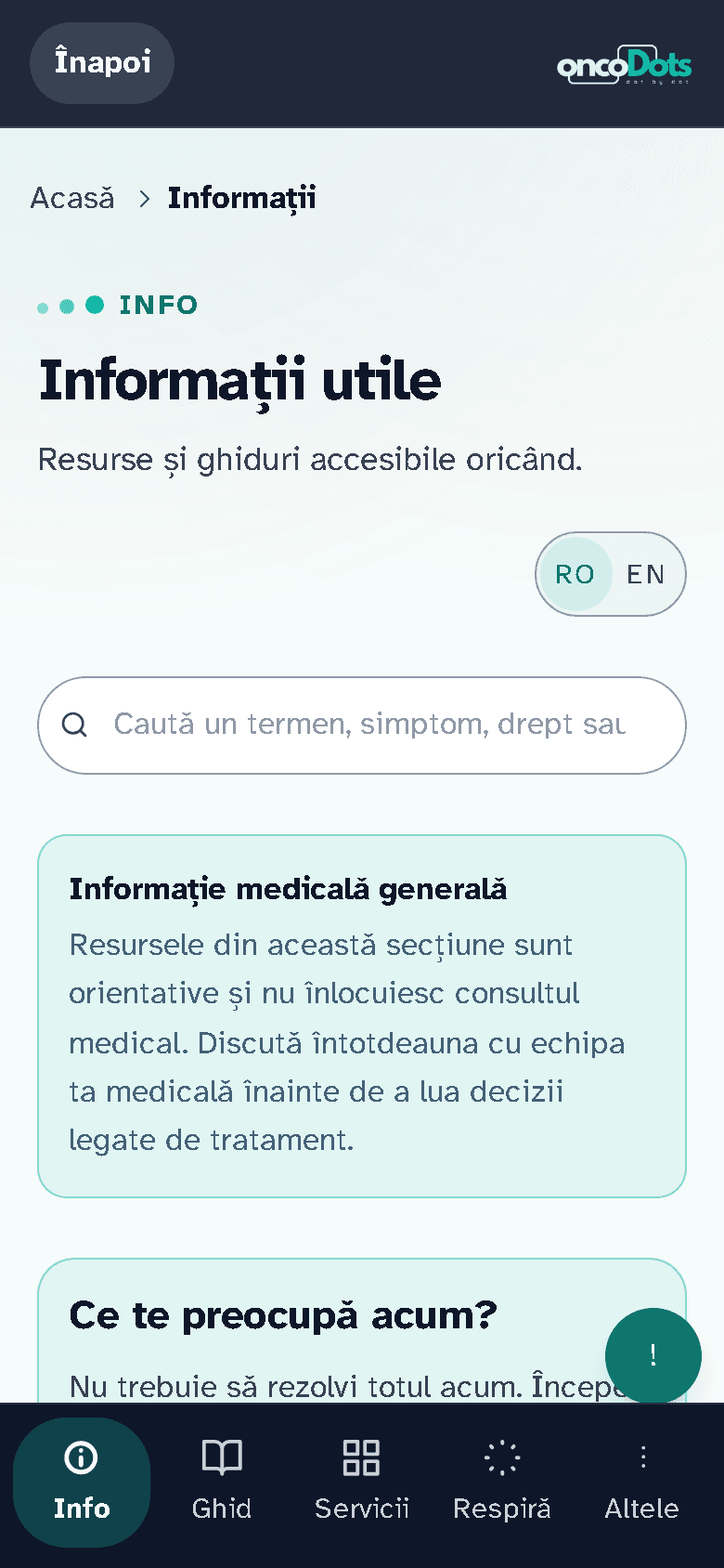 Biblioteca de informații